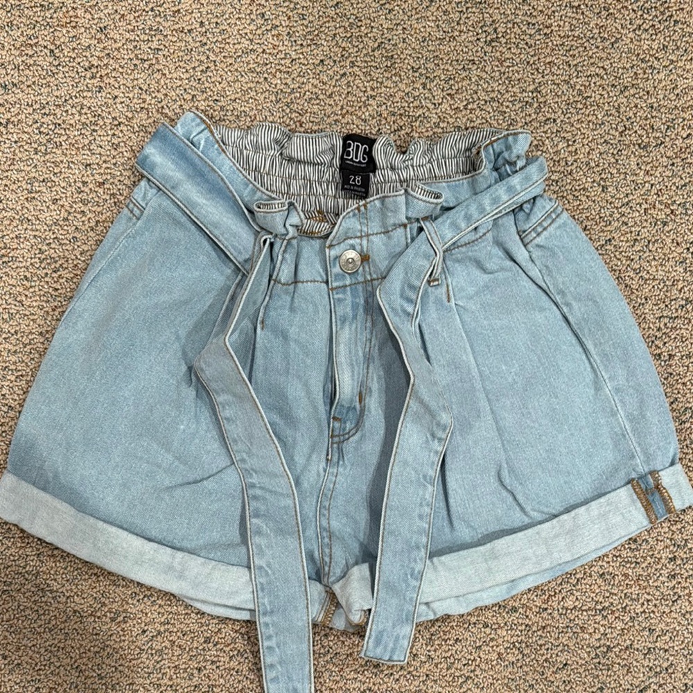 BDG Blue Jean Shorts High-Waisted Casual